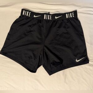 Nike Black Athletic Shorts with Branded Waistband